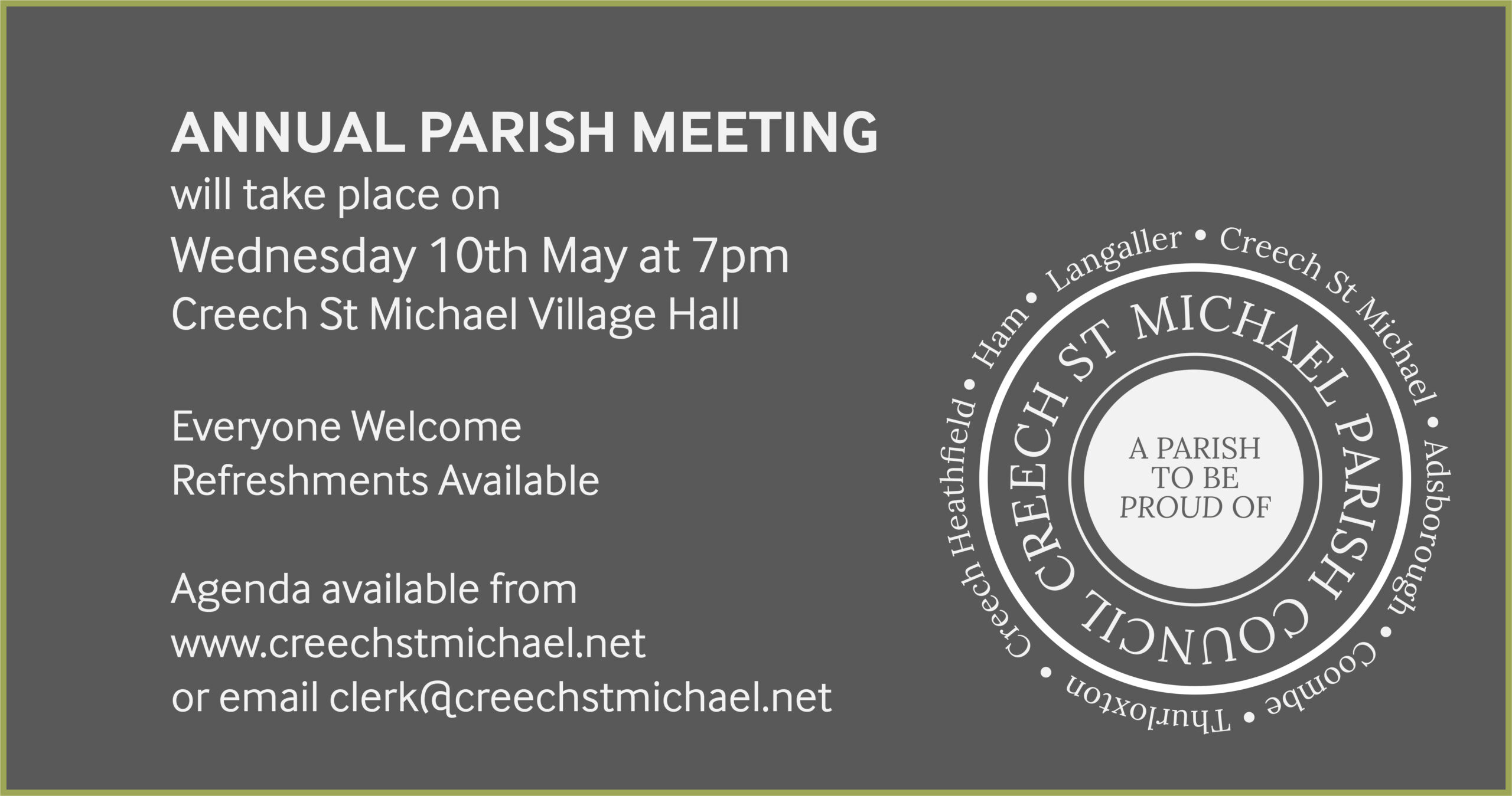 Notification of the Annual Parish Meeting