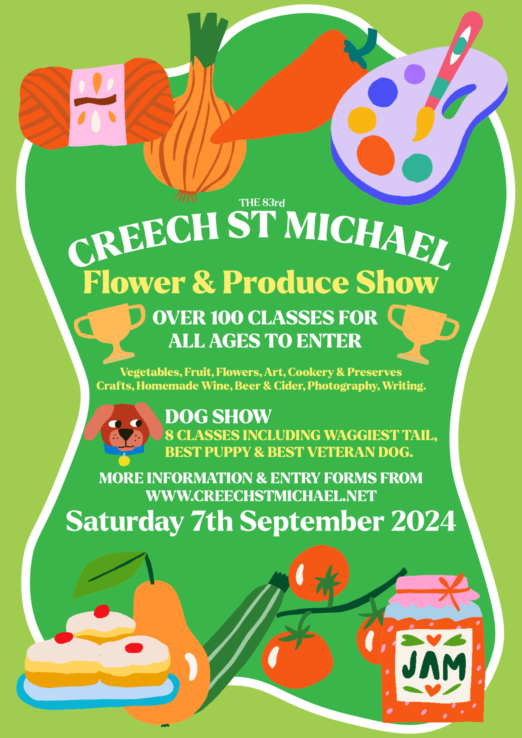 Creech St Michael Flower & Produce Show Poster